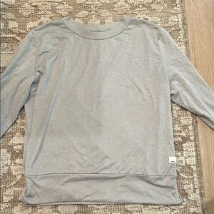 Vouri Gray Long Sleeve Top